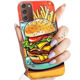 etui-do-samsung-galaxy-note-20-wzory-hamburger-burgery-fast-food-jedzenie