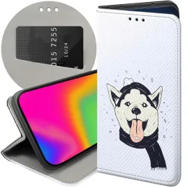 etui-z-klapka-do-motorola-moto-e6-plus-wzory-husky-psy-pieski-futeral-case