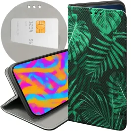 etui-z-klapka-do-realme-8-8-pro-wzory-liscie-lisciaste-natura-futeral
