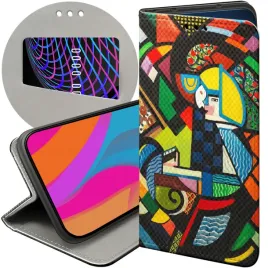etui-z-klapka-do-xiaomi-poco-c40-wzory-kubizm-abstrakcjonizm-geometria-case