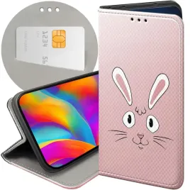 etui-z-klapka-do-motorola-moto-g52-wzory-krolik-zajac-bunny-futeral-case