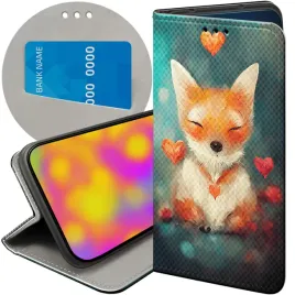 etui-z-klapka-do-iphone-13-pro-wzory-liski-lisy-fox-futeral-pokrowiec-case