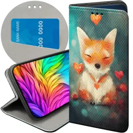 etui-z-klapka-do-nokia-3-4-wzory-liski-lisy-fox-futeral-pokrowiec-case