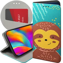 etui-do-samsung-galaxy-j3-2017-wzory-leniwiec-smieszne-wewnetrzne-zwierze