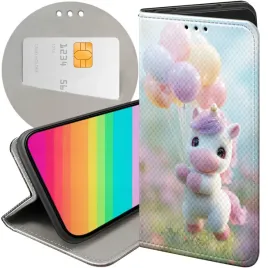 etui-z-klapka-do-realme-8-5g-wzory-jednorozec-bajki-ksiezniczki-futeral