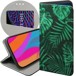 etui-z-klapka-do-iphone-x-xs-wzory-liscie-lisciaste-natura-futeral-case