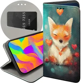 etui-z-klapka-do-realme-10-pro-5g-wzory-liski-lisy-fox-futeral-pokrowiec