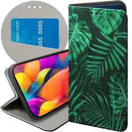 etui-z-klapka-do-xiaomi-redmi-note-8t-wzory-liscie-lisciaste-natura-futeral