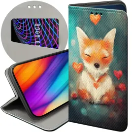 etui-z-klapka-do-motorola-moto-e6-plus-wzory-liski-lisy-fox-futeral-case