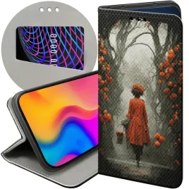 etui-z-klapka-do-realme-8-5g-wzory-jesien-liscie-autumn-futeral-pokrowiec