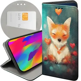 etui-z-klapka-do-iphone-12-mini-wzory-liski-lisy-fox-futeral-pokrowiec-case