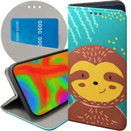 etui-do-samsung-galaxy-a40-wzory-leniwiec-smieszne-wewnetrzne-zwierze-case