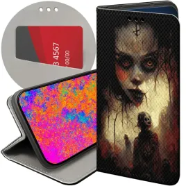 etui-do-samsung-galaxy-s22-wzory-halloween-zombie-dynie-czaszki-czarownice