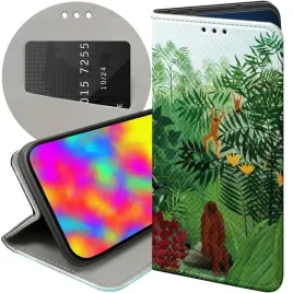 etui-z-klapka-do-iphone-12-mini-wzory-henri-rousseau-pejzaz-malarz-futeral