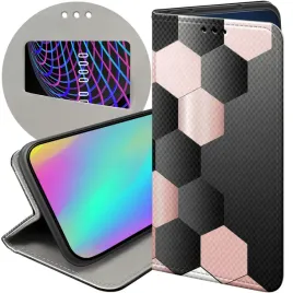 etui-z-klapka-do-nokia-3-4-wzory-geometryczne-symetria-futeral-pokrowiec