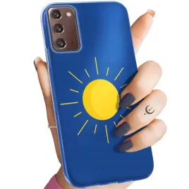 etui-do-samsung-galaxy-note-20-wzory-slonce-planety-sun-obudowa-pokrowiec