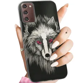 etui-do-samsung-galaxy-note-20-wzory-wilk-wilkolak-wolf-wilczyca-obudowa