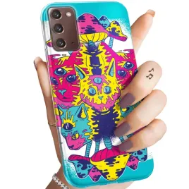 etui-do-samsung-galaxy-note-20-wzory-psycho-lsd-psychodelic-grzybki-obudowa