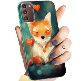 etui-do-samsung-galaxy-note-20-wzory-liski-lisy-fox-obudowa-pokrowiec-case
