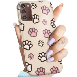 etui-do-samsung-galaxy-note-20-wzory-lapki-slady-lapa-stopa-obudowa-case