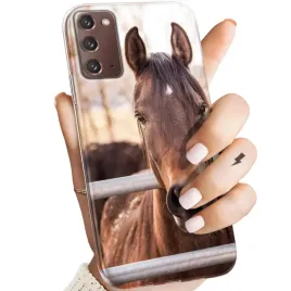 etui-do-samsung-galaxy-note-20-wzory-konie-kuce-pegazy-obudowa-pokrowiec