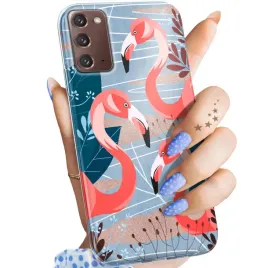 etui-do-samsung-galaxy-note-20-wzory-flaming-flamingi-ptaki-obudowa-case