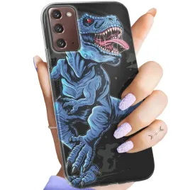 etui-do-samsung-galaxy-note-20-wzory-dinozaury-reptilia-prehistoryczne-case