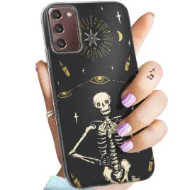 etui-do-samsung-galaxy-note-20-wzory-czaszka-szkielety-memento-mori-gotyk