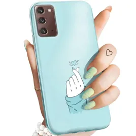 etui-do-samsung-galaxy-note-20-wzory-niebieskie-blue-blau-obudowa-pokrowiec