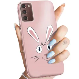 etui-do-samsung-galaxy-note-20-wzory-krolik-zajac-bunny-obudowa-pokrowiec