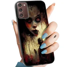 etui-do-samsung-galaxy-note-20-wzory-halloween-zombie-dynie-czaszki-wampiry