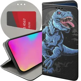 etui-do-xiaomi-redmi-note-8-pro-wzory-dinozaury-reptilia-prehistoryczne