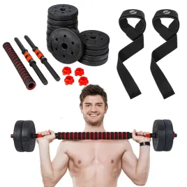 hantle-regulowane-sztanga-bitumiczne-20kg-paski-treningowe-martwy-ciag