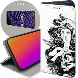 etui-z-klapka-do-realme-8-5g-wzory-aniol-aniolek-kupidyn-futeral-pokrowiec