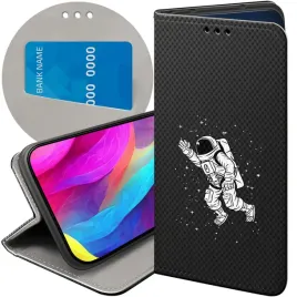 etui-z-klapka-do-xiaomi-poco-c40-wzory-astronauta-kosmonauta-rakieta-case