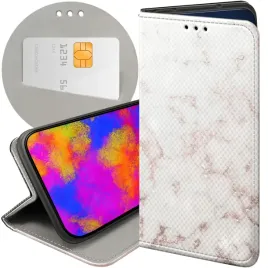 etui-z-klapka-do-nokia-3-4-wzory-biale-kamien-ksztalty-futeral-pokrowiec