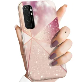 etui-do-xiaomi-mi-note-10-lite-wzory-rozowe-zloto-roz-obudowa-pokrowiec