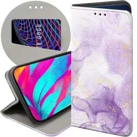 etui-z-klapka-do-xiaomi-redmi-note-9-wzory-fioletowe-fiolet-ksztalty-case