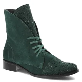 botki-exquisite-1408-ciemno-zielony-welur