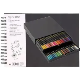 zestaw-rysowania-kredki-olowkowe-szkicownik-blok