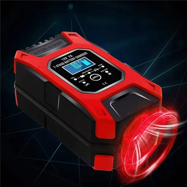 ladowarka-prostownik-do-akumulatora-12v-7a-lcd-hit-stan-nowy-natezenie-maksymalne-7-a