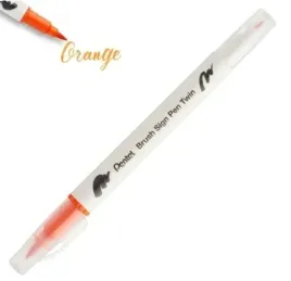 dwustronny-pisak-pedzelkowy-do-kaligrafii-orange-pentel