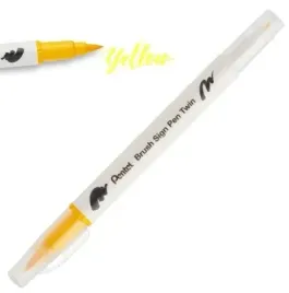 dwustronny-pisak-pedzelkowy-do-kaligrafii-yellow-pentel