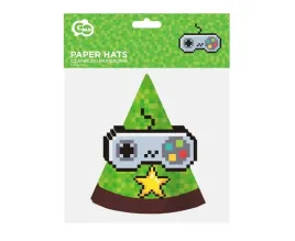 czapeczki-papierowe-game-on-6-szt-godan