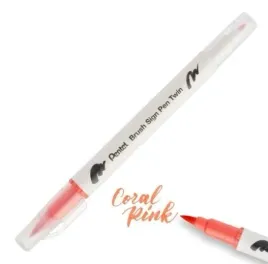 dwustronny-pisak-pedzelkowy-do-kaligrafii-coral-pink-pentel