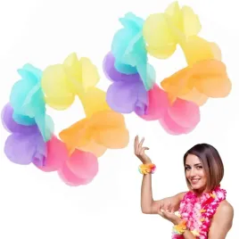 bransoletka-hawajskie-kwiaty-pastelowe-godan-2-szt