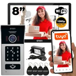 wideodomofon-cyfrowy-na-2-zyly-5tech-twin-8-szyfrator-furtka-i-brama-kod