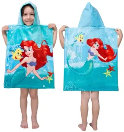 syrenka-arielka-disney-recznik-dzieciecy-z-kapturem-poncho