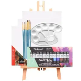 zestaw-artystyczny-sztaluga-farby-pedzle-paletka