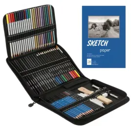 profesjonalny-zestaw-do-szkicowania-rysowania-74w1-w-etui-szkicownik